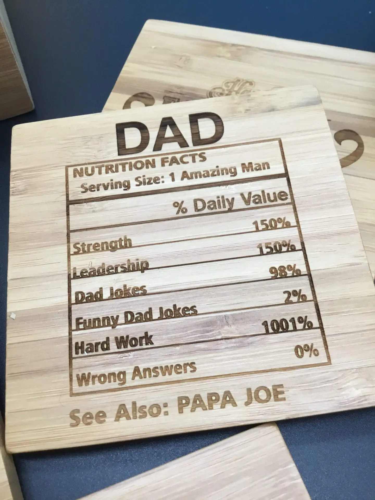 Sip in Style with your Personalized Engraved Bamboo Coaster Set-Saving Tables with a Personal Touch! - Image 4