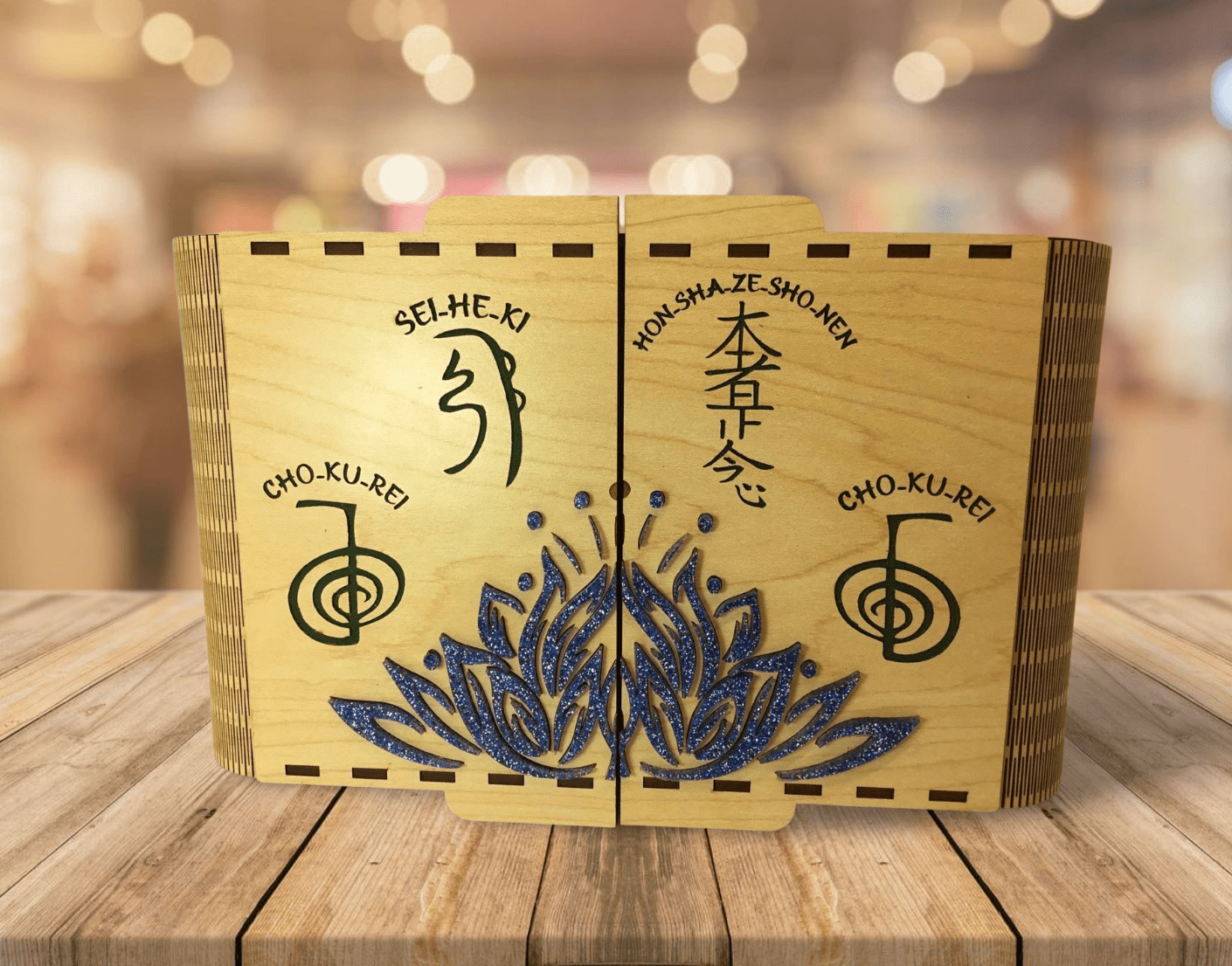 Handcrafted Reiki Healing Box: Spiritual Energy for Wellness